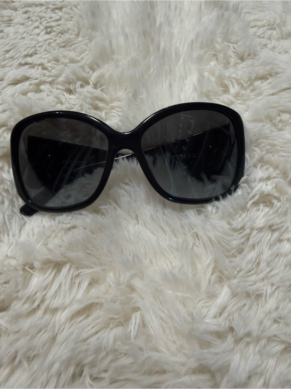 Black Versace Oversized Women's Sunglasses
